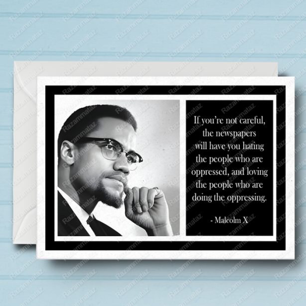 Malcolm X Card B